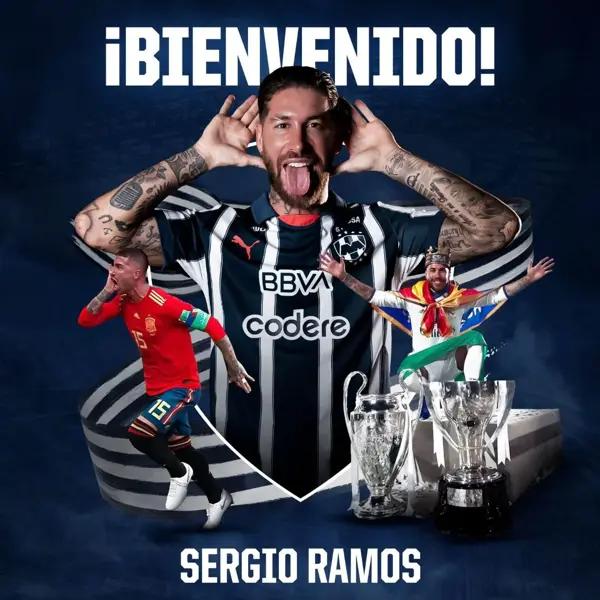 Sergio Ramos es nuevo jugador del Monterrey de México 🇲🇽