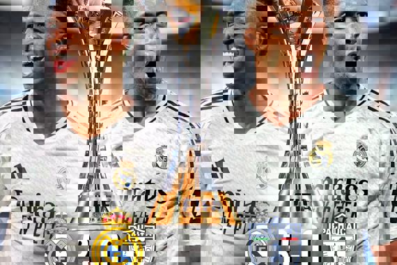 Real Madrid sonríe con el título de la copa intercontinental de clubes.
