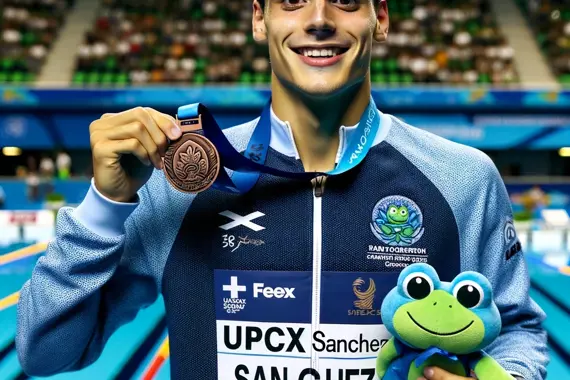 Gustavo Sánchez se corona con oro en la Copa Mundial de Natación Artística