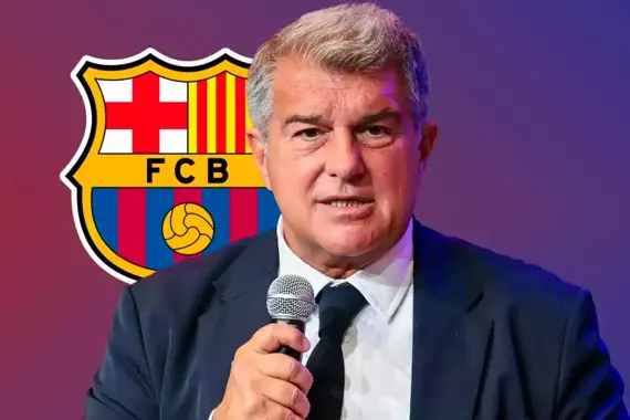 Joan Laporta presidente del FC Barcelona hablo de cuando regresa el conjunto azulgrana al Spotify Camp Nou Stadium.