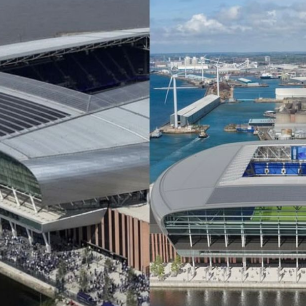 Everton de Inglaterra tiene un nuevo estadio espectacular