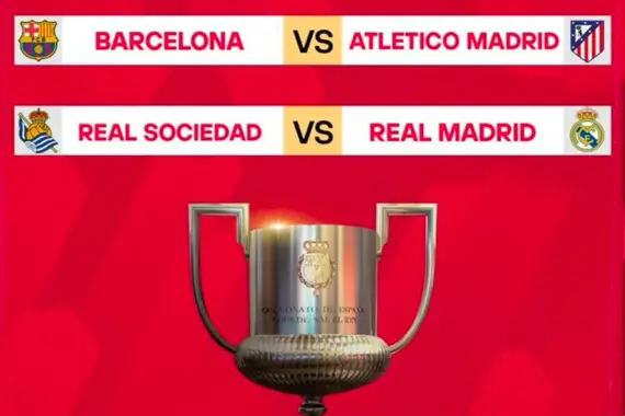 Listas las semifinales de Copa del Rey!