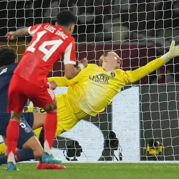 El colombiano Luis Díaz volvió a brillar en el máximo escenario del fútbol europeo.