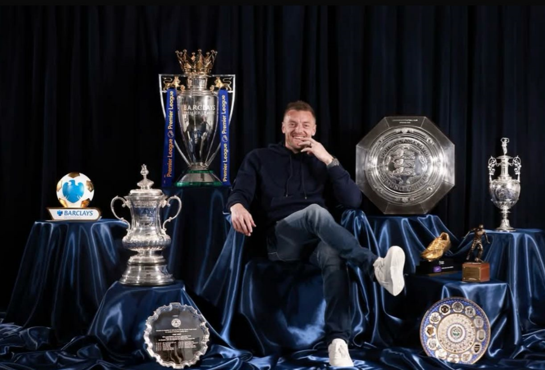 Jamie Vardy un histórico de la Premier League de Inglaterra.