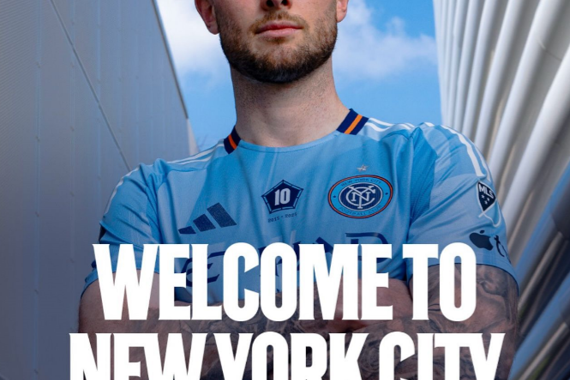 El New York City FC anunció hoy la contratación del mediocampista Aiden O’Neill