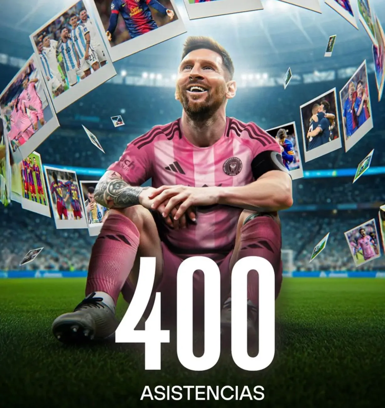 Lionel Messi hace historia en el fútbol.