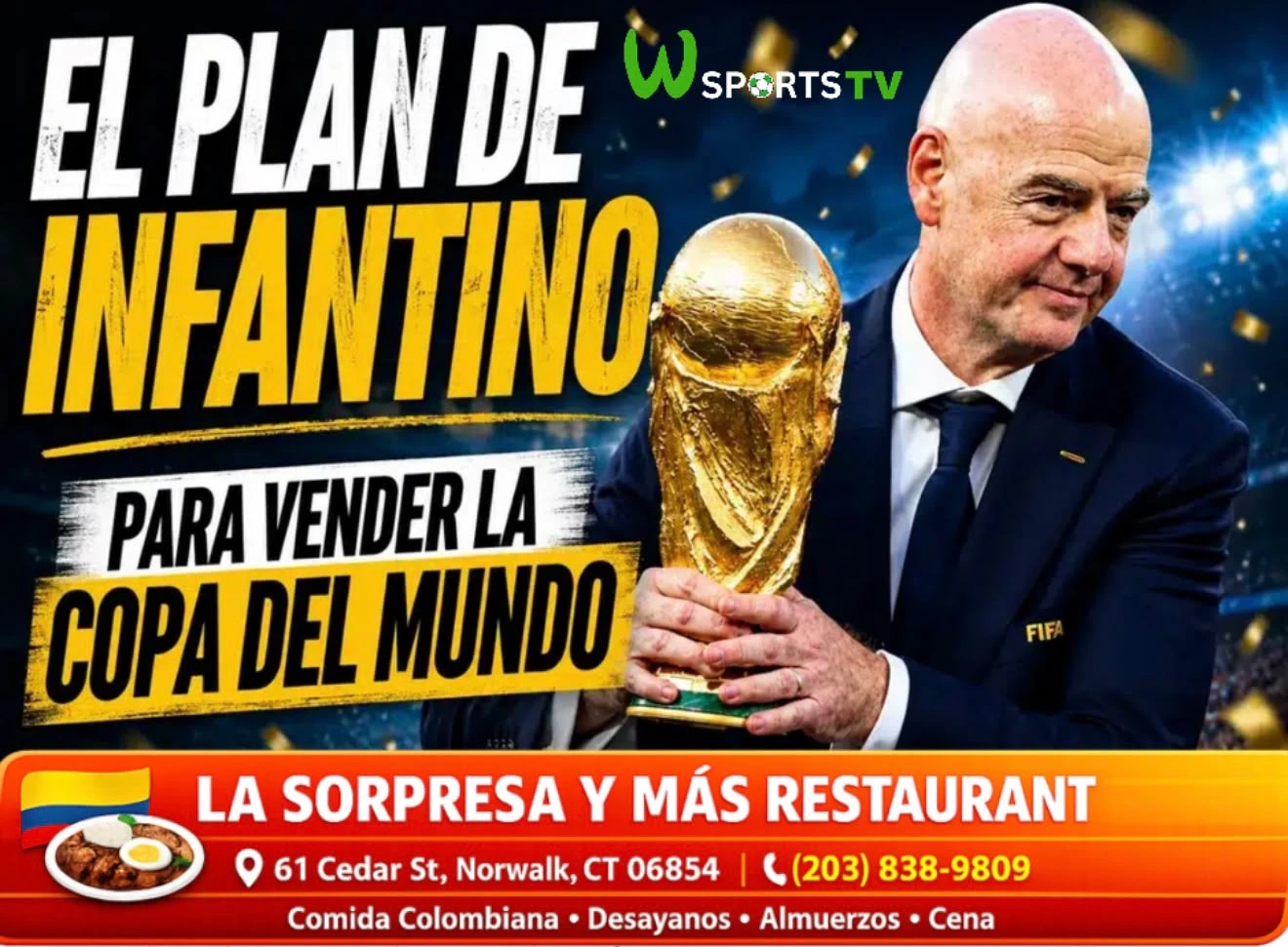 Gianni Infantino impulsa un plan para abrir el Mundial a inversión privada y desata una fuerte polémica