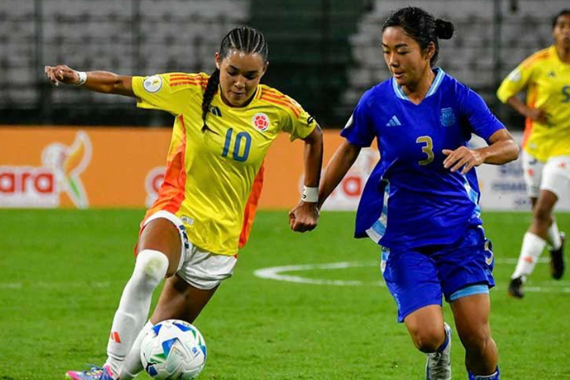 Futbol femenino sudamericano sub 17 Colombia vs Argentina