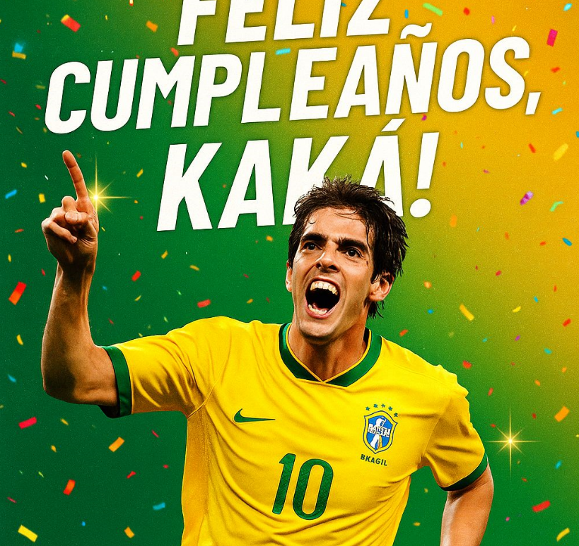 Feliz cumpleaños, Ricardo Kaká!